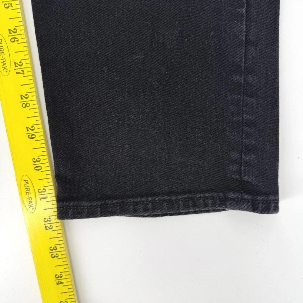 Hugo Boss Delaware Slim Fit Jeans Mens 40x32‎ Black Stretch Denim Pants